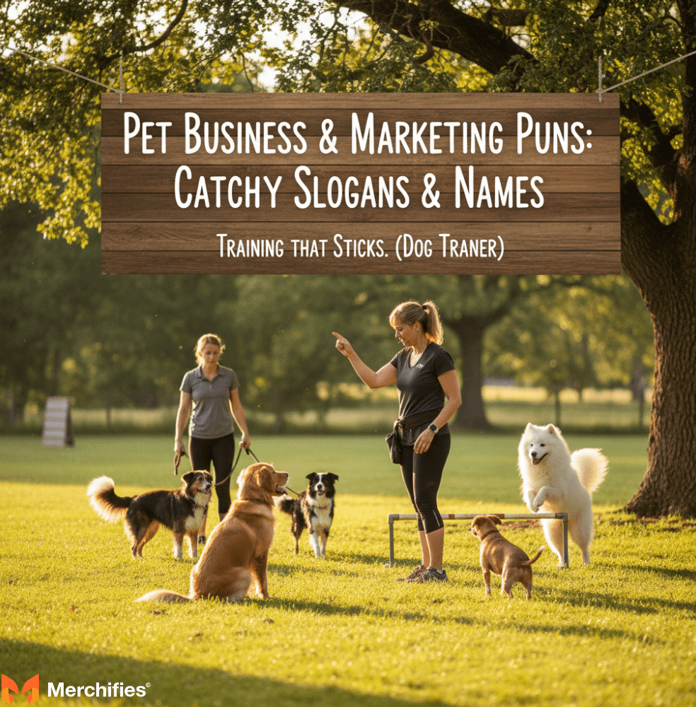 Pet Business & Marketing Puns Catchy Slogans & Names