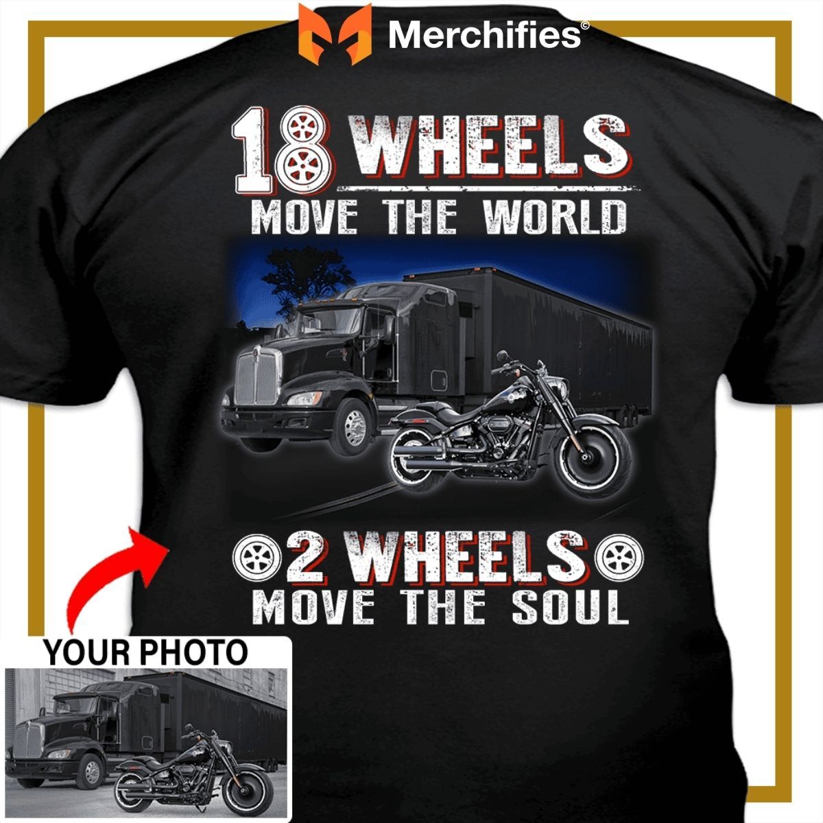Photo Shirts Featuring Driver's Actual Rig
