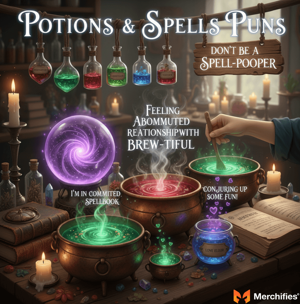 Potions & Spells Puns