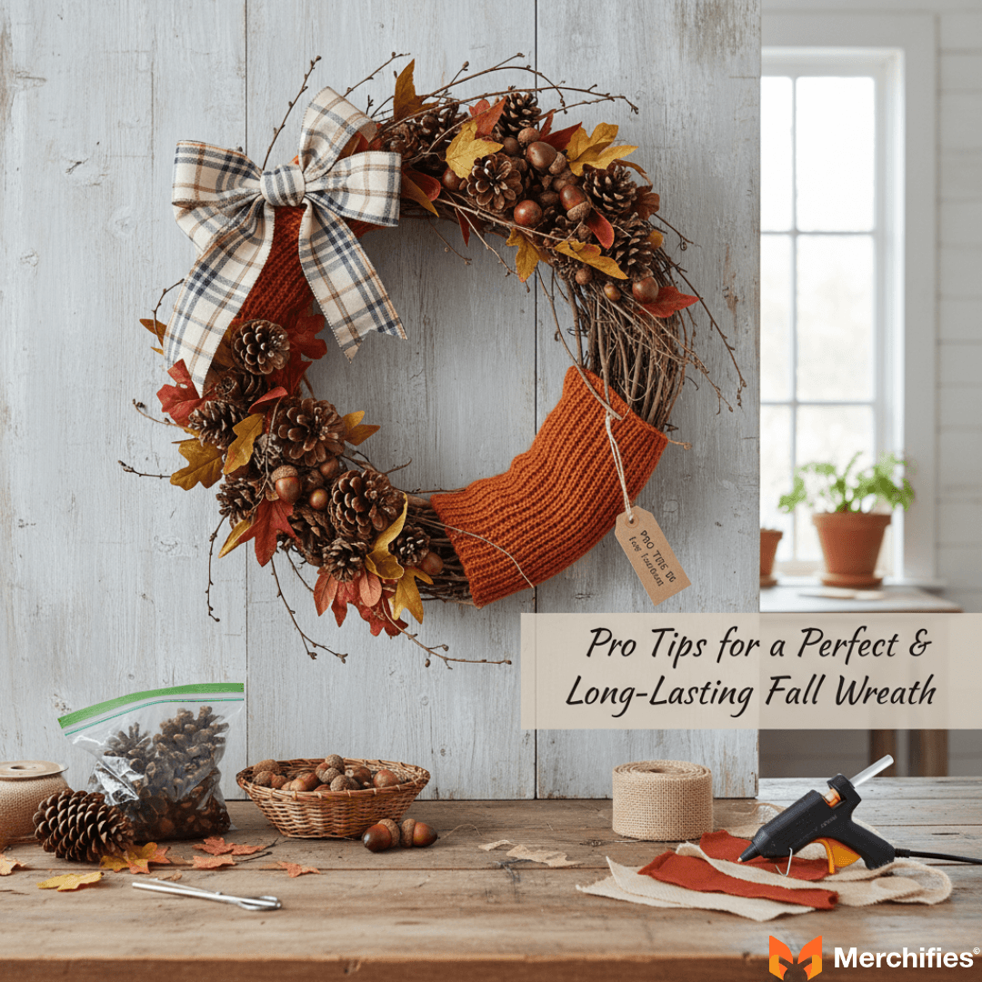 Pro Tips for a Perfect & Long-Lasting Fall Wreath