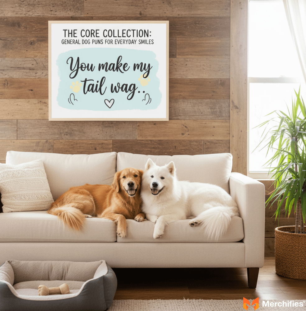 Puns for Dog Lovers & Best Friends Sharing the Love
