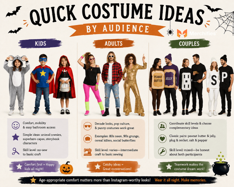 Quick Costume Ideas by Audience