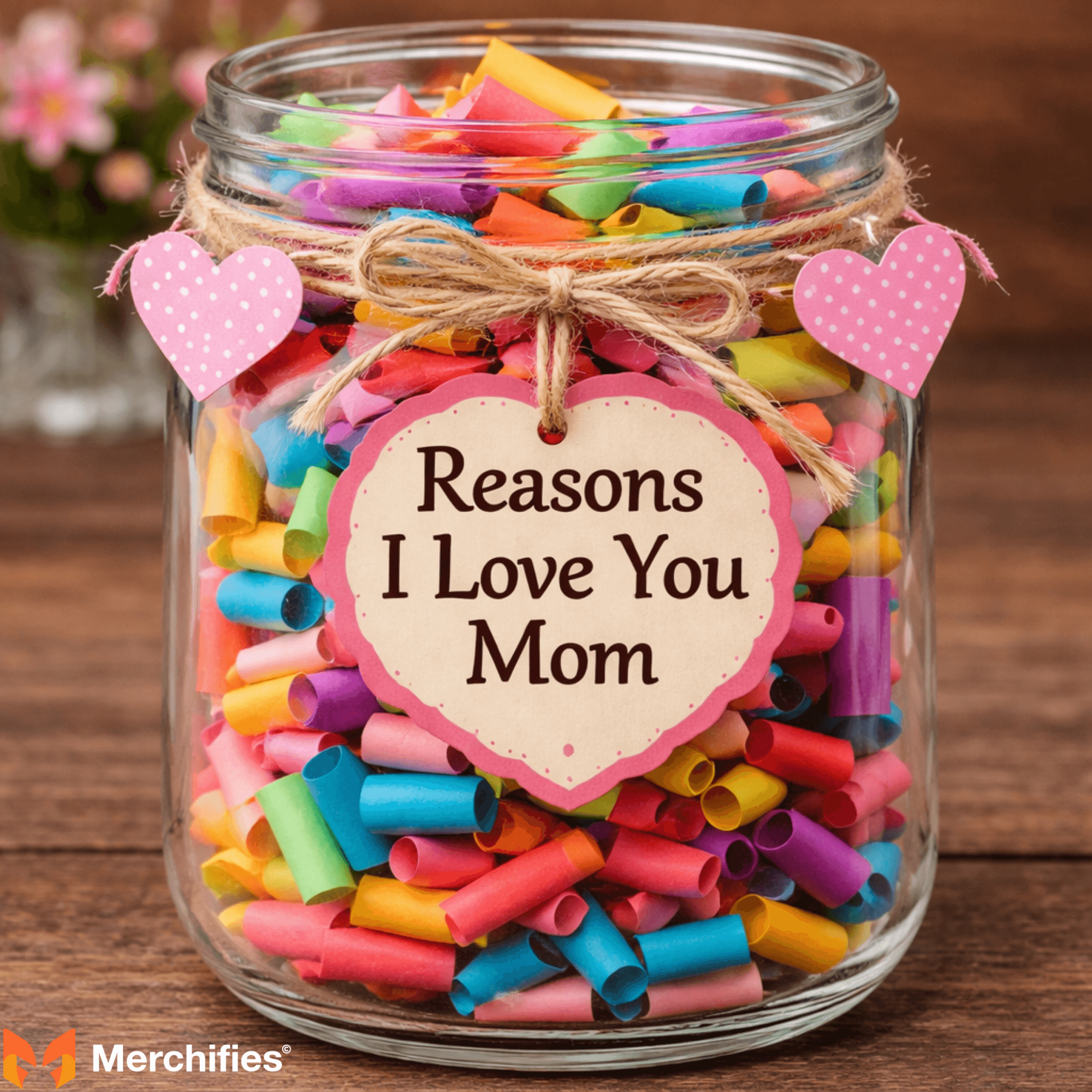 Reasons I Love You Jar - DIY Mother's Day Gift Ideas