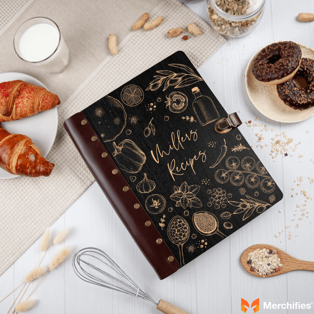 Recipe Book with Family Recipes - Gift for Wife on Mother's Day