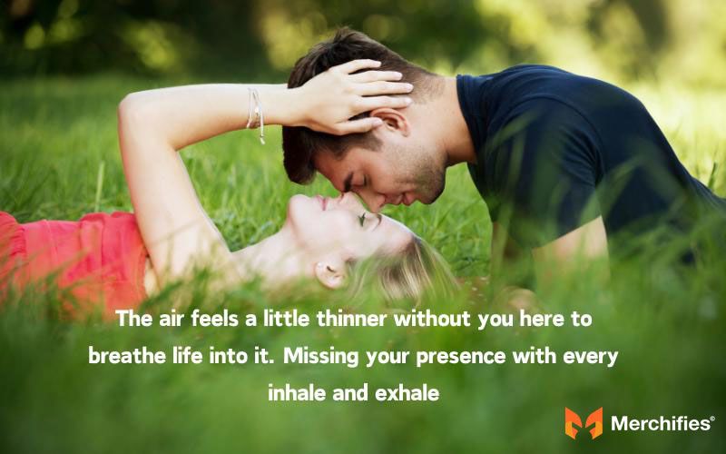 Romantic Missing Quotes