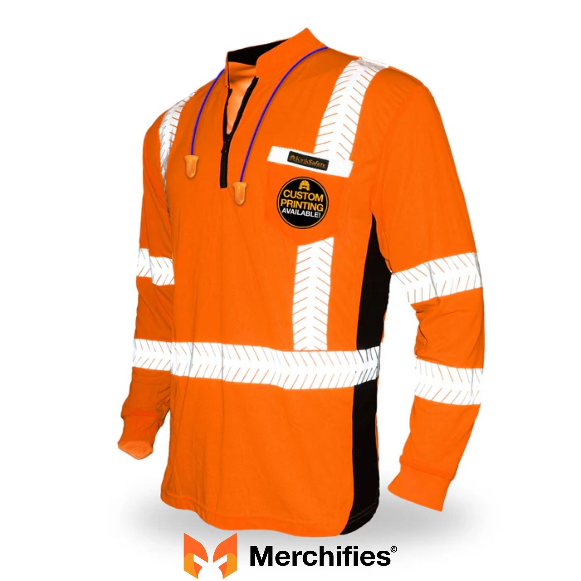 Safety First - High-Vis Reflective Work Shirts