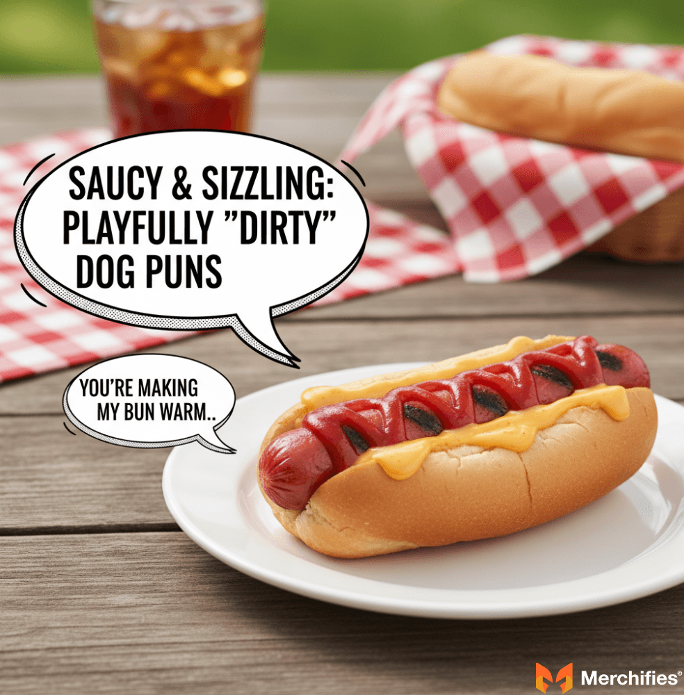 Saucy & Sizzling Playfully 'Dirty' Hot Dog Puns