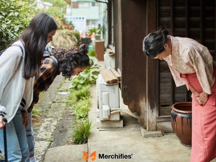 Say hello in Japanese