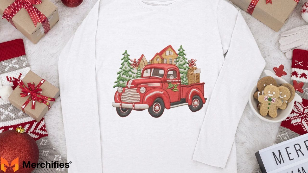 Seasonal & Holiday Themes Truck Shirt Design