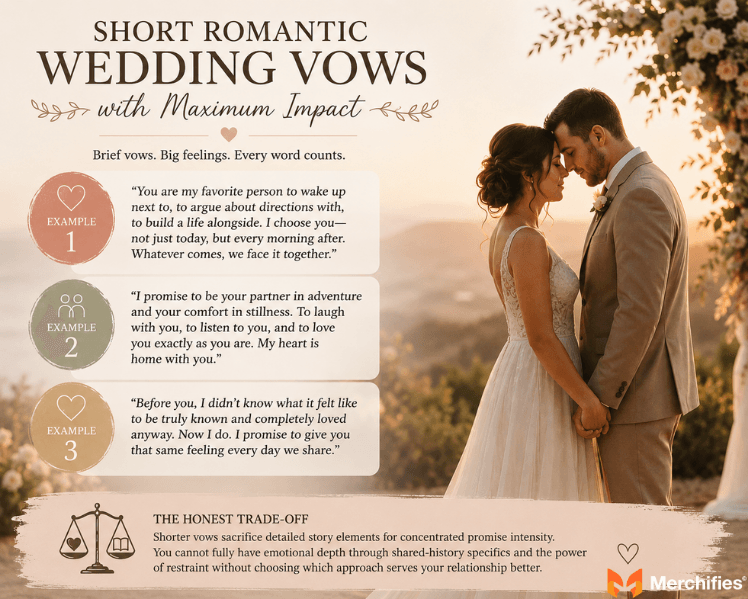 Short Romantic Wedding Vows with Maximum Impact