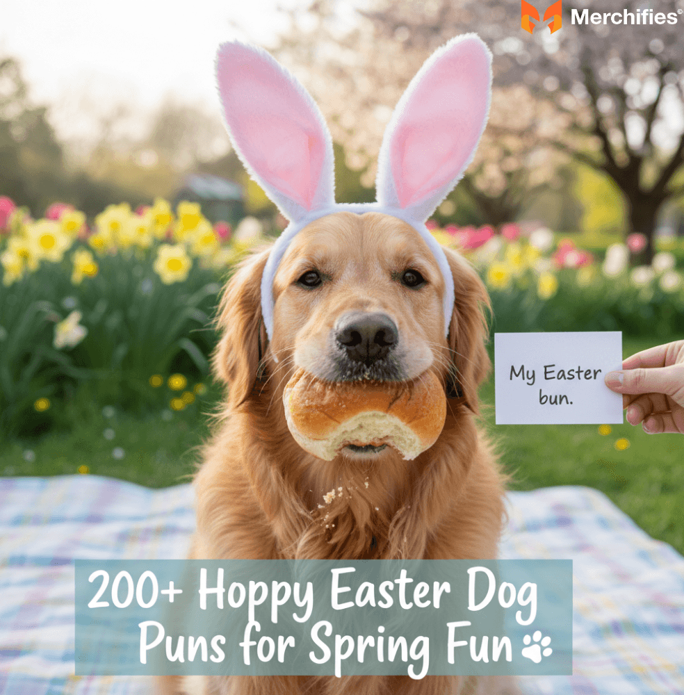 Short & Snappy Easter Dog Captions