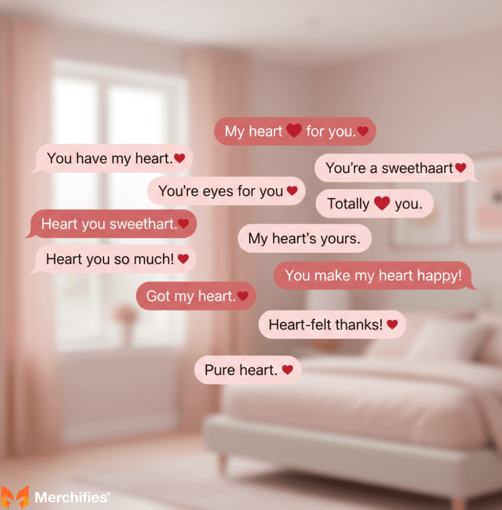 Short & Sweet Heart Puns for Quick Messages
