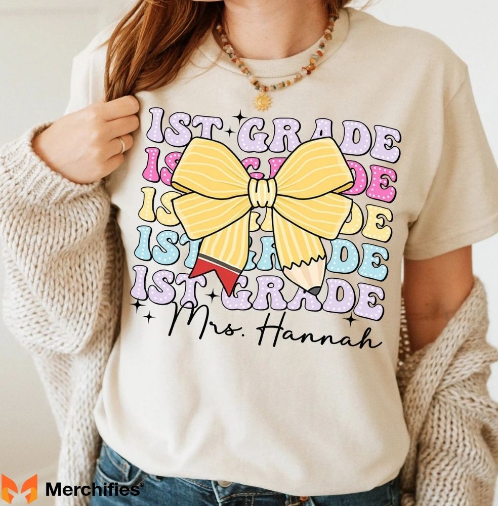 Show your fun side with witty teacher shirts made for back to school season.