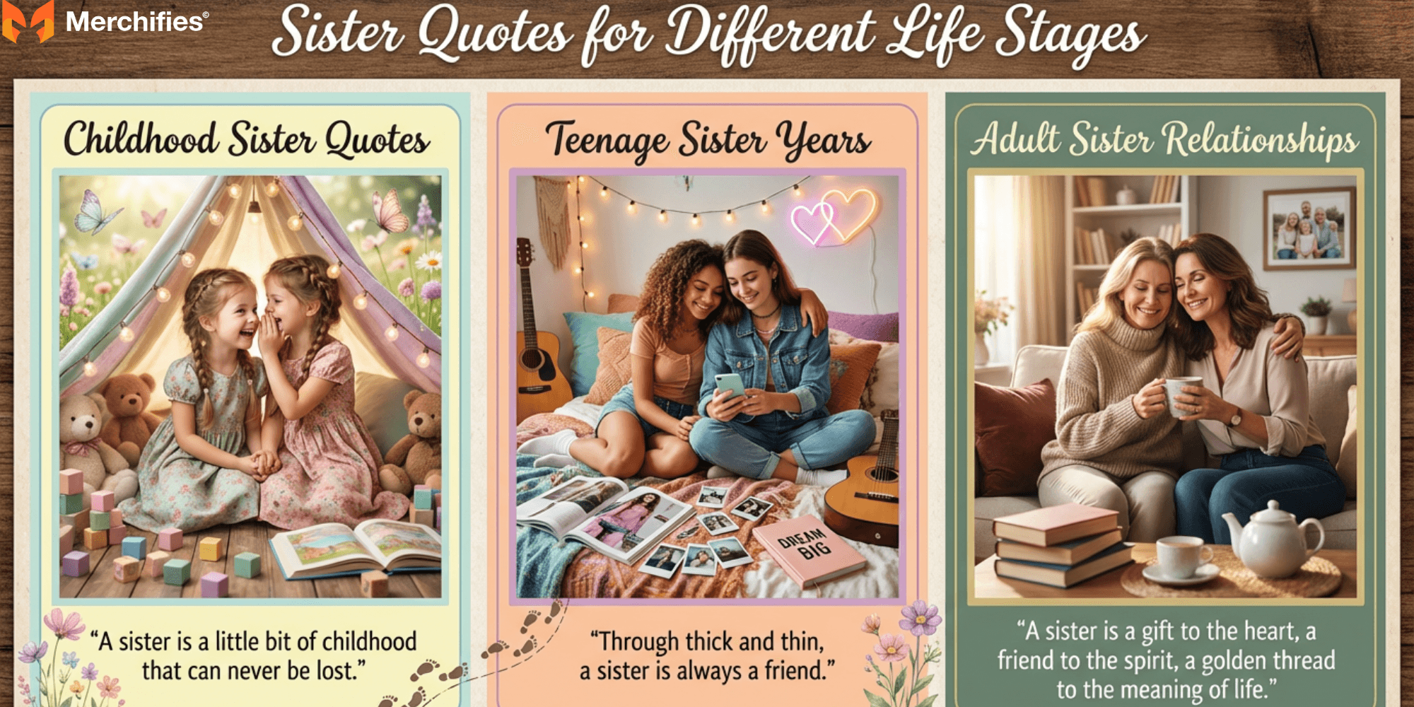 Sister Quotes for Different Life Stages