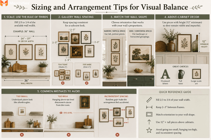 Sizing and Arrangement Tips for Visual Balance