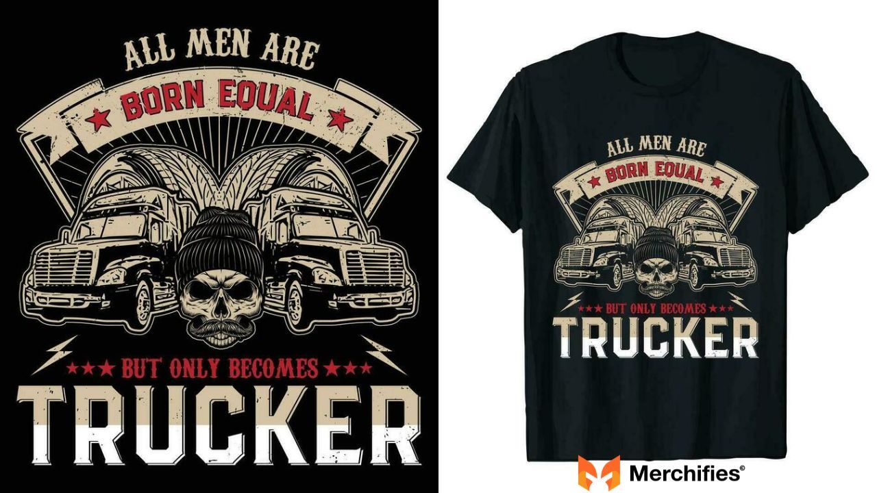 Skull Symbols on Truck Shirts