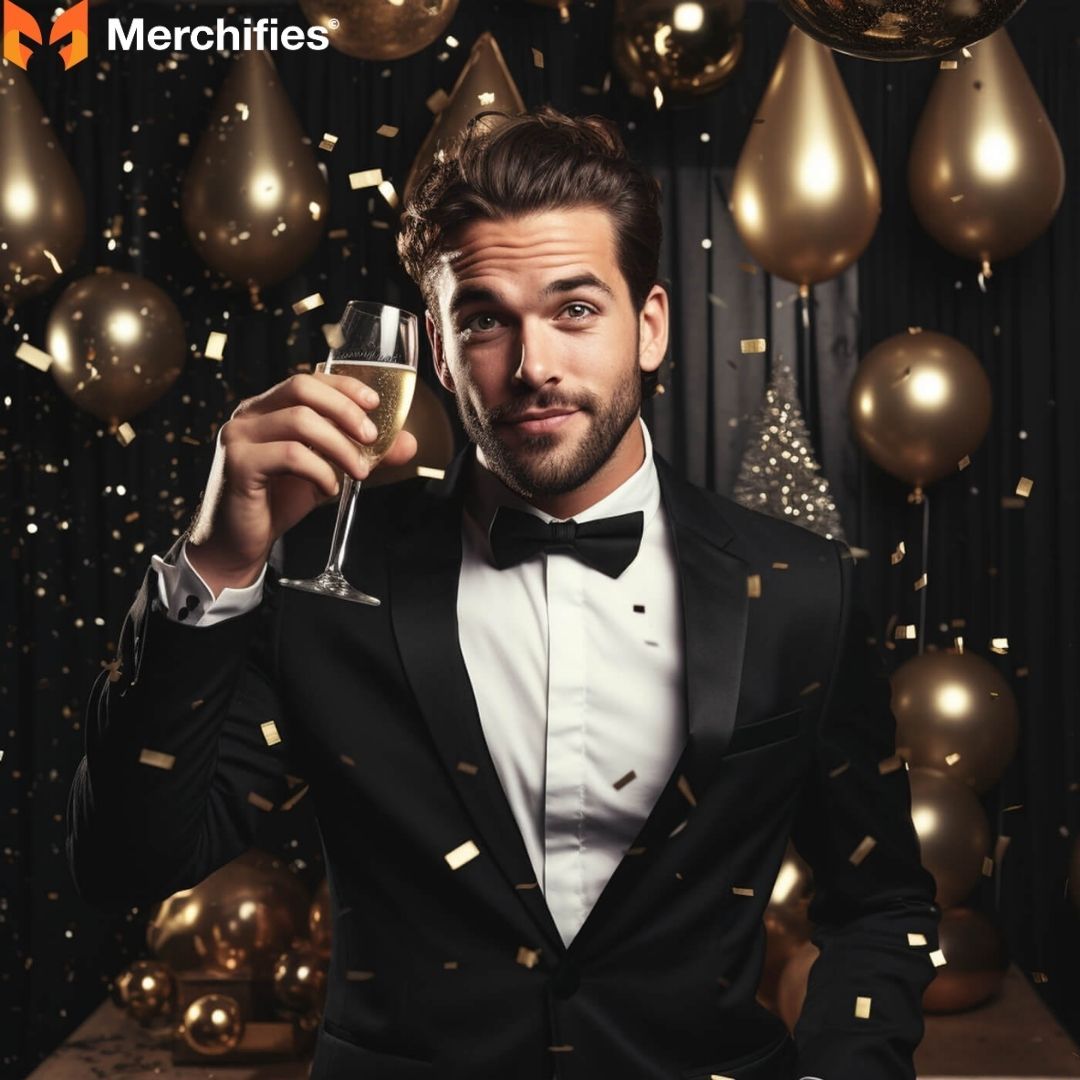 Sleek & Simple Minimalist New Year’s Eve Shirts for Men