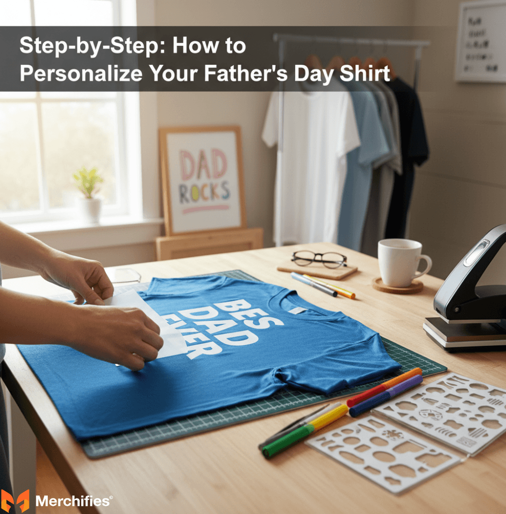 Step-by-Step How to Personalize Your Father's Day Shirt