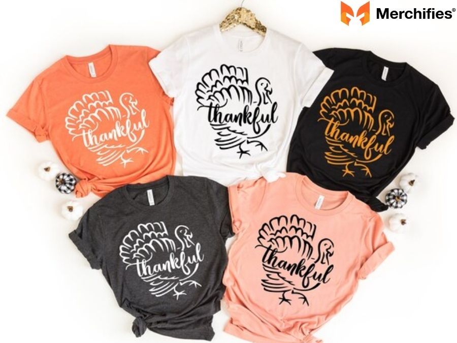 Step-by-Step Thanksgiving T-Shirt Design for Print on Demand