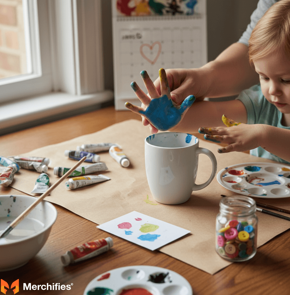 Step-by-Step Tutorial Crafting a Sentimental Handprint Mug
