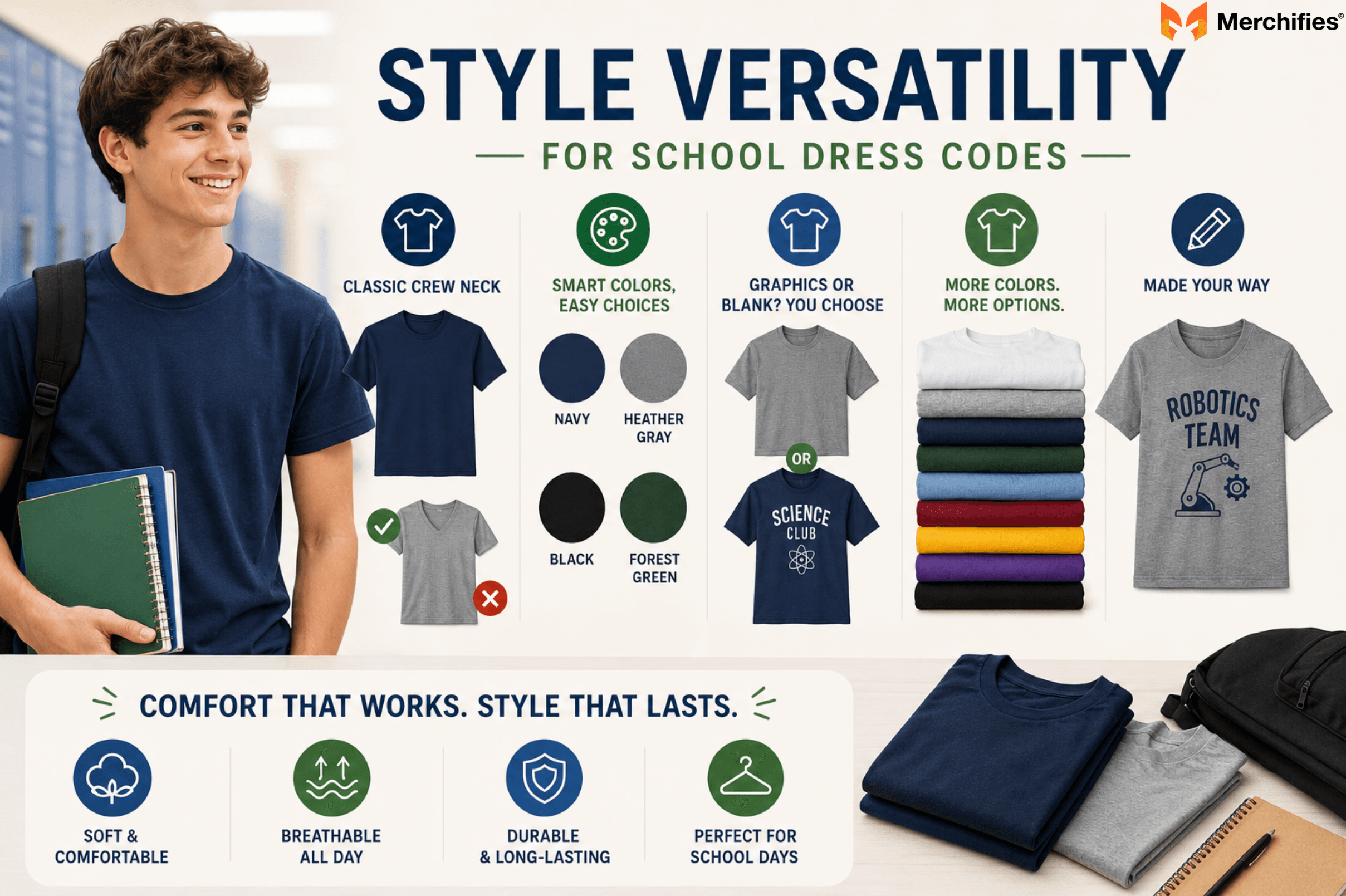 Style Versatility for School Dress Codes