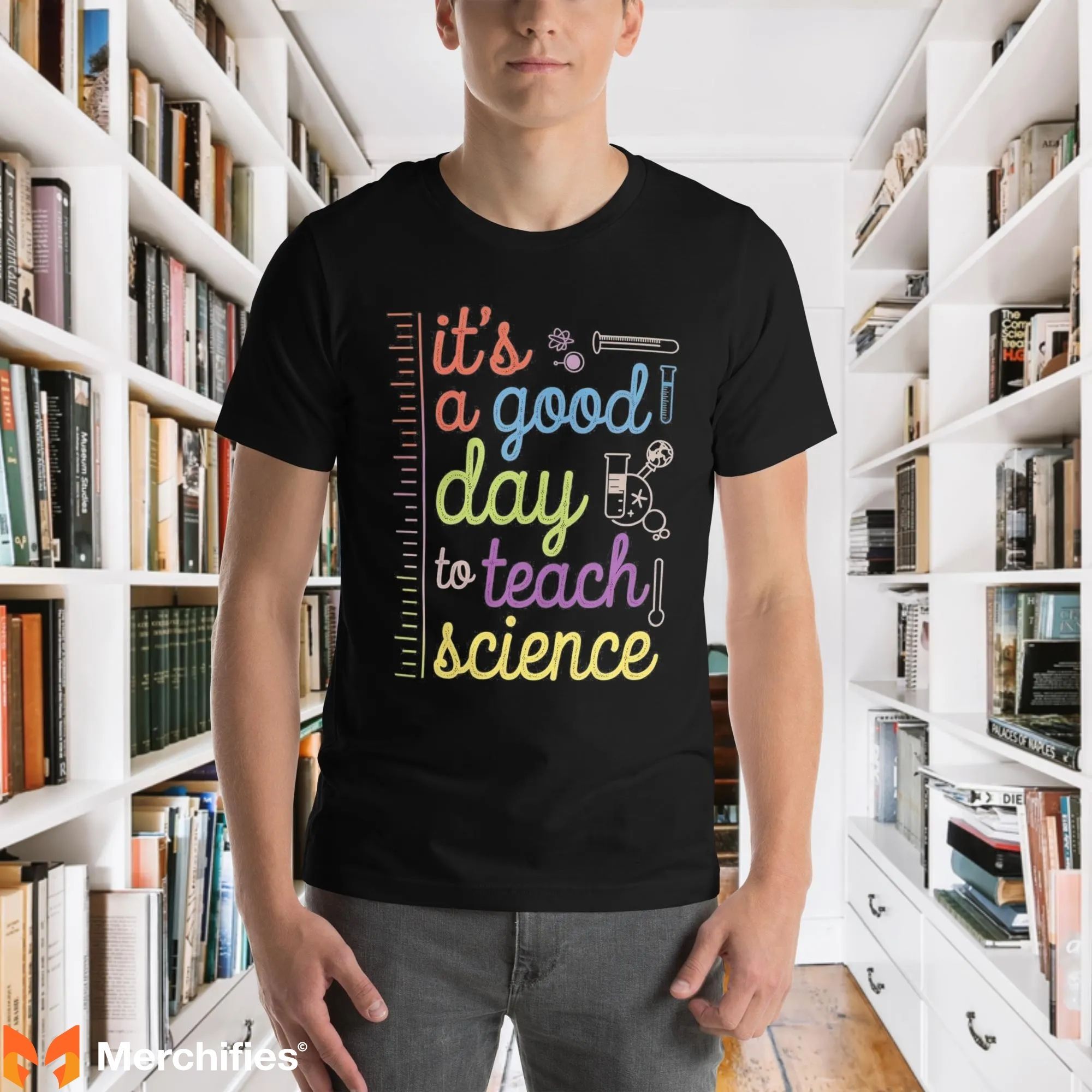 Stylish and clever subject-themed tees for students, teachers, and parents.