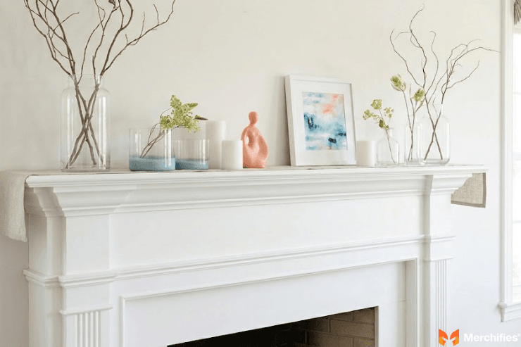Summer Mantel Decor Ideas