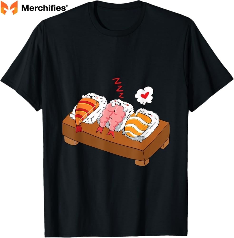 Sushi lover shirts that blend culture and creativity.