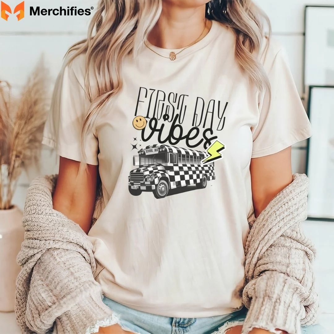 Teacher favorites shirts that bring smiles to every first day of school.