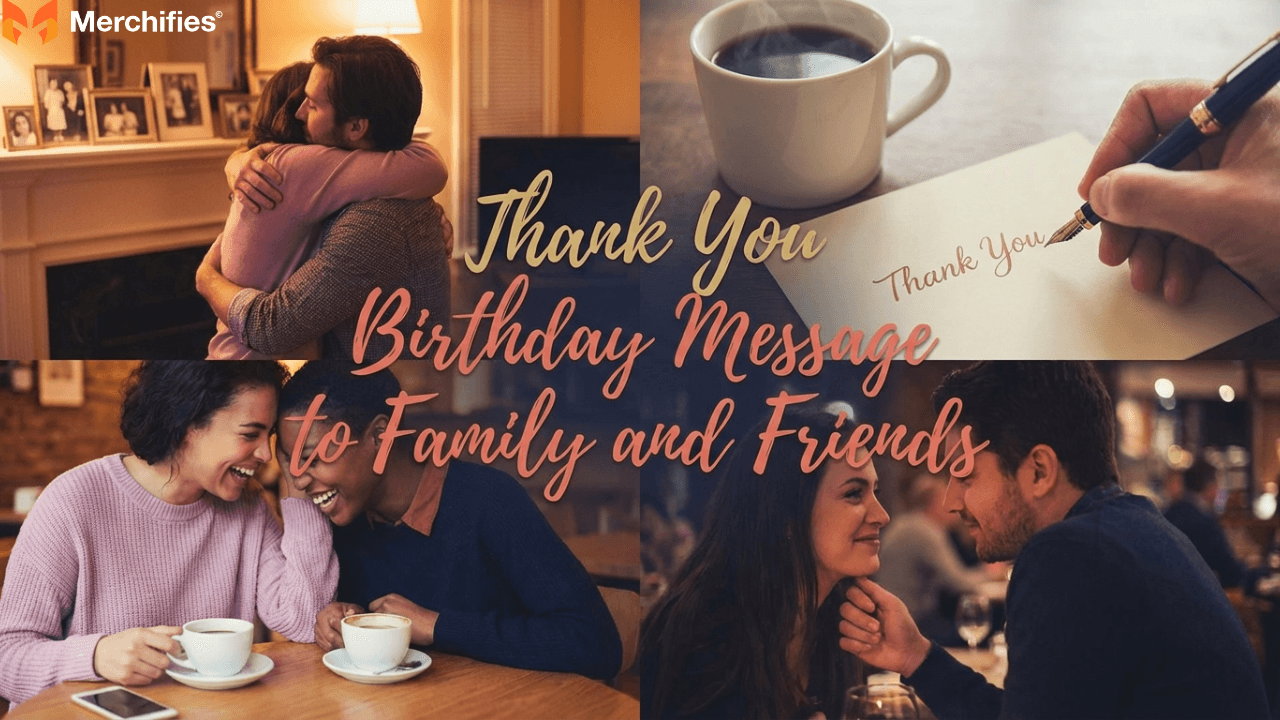Thank You Birthday Message to Family and Friends