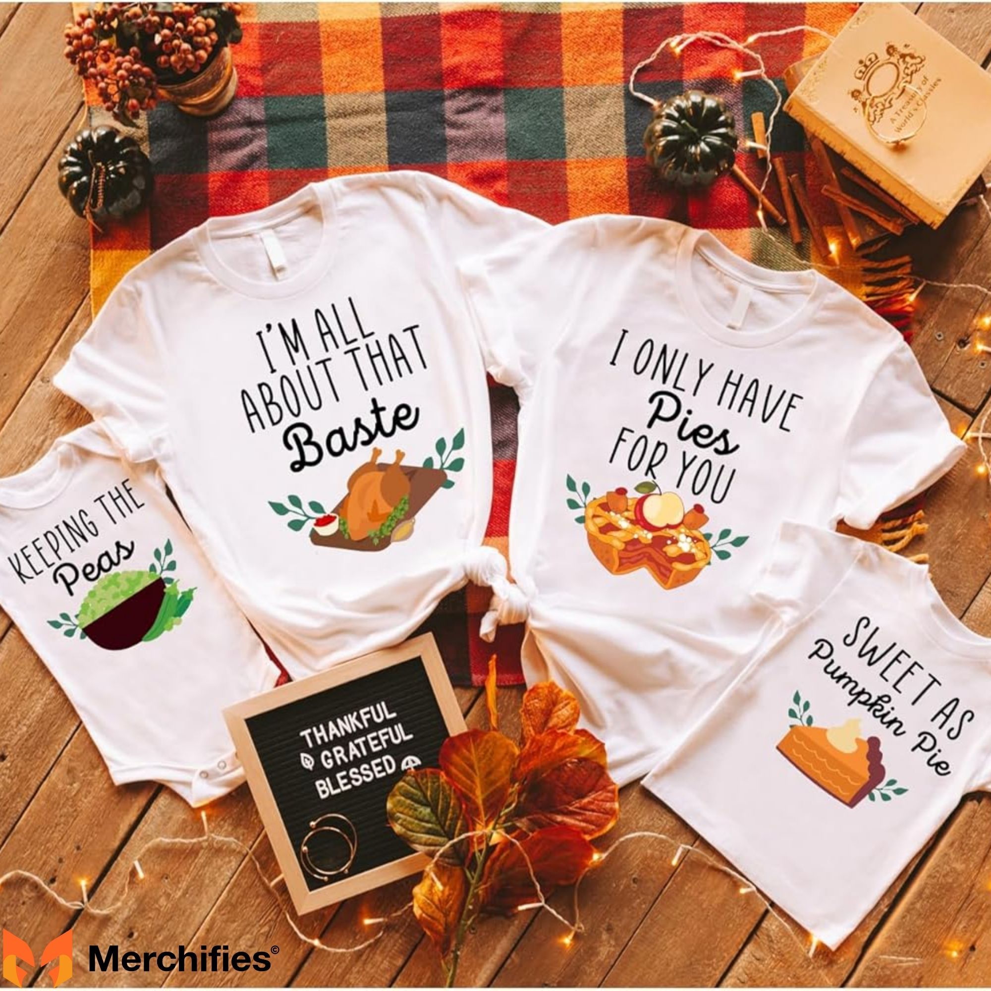 Thankful & Blessed Thanksgiving Shirts That Radiate Positivity