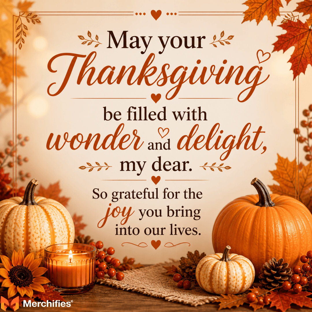 Thanksgiving Wishes For Children & Grandchildren