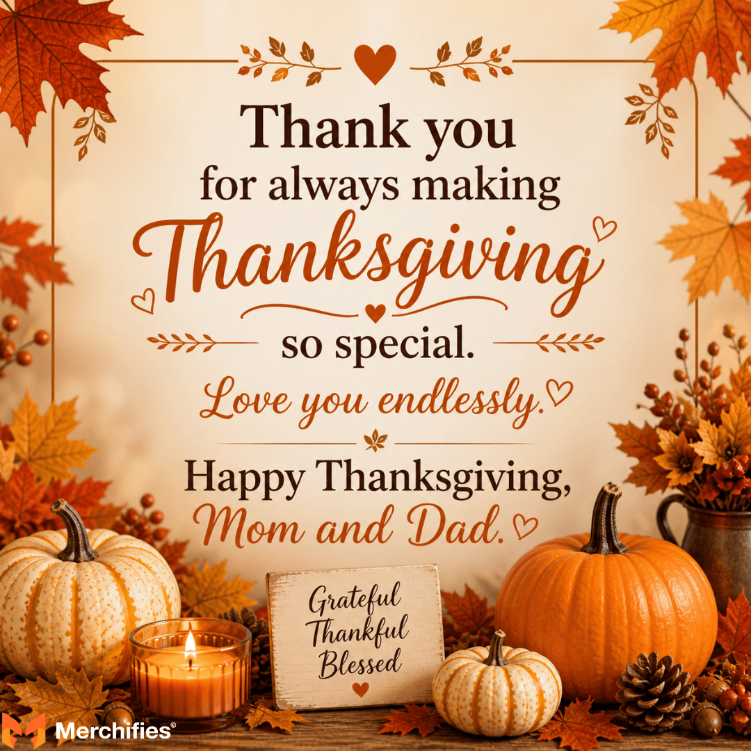 Thanksgiving Wishes for Family Members