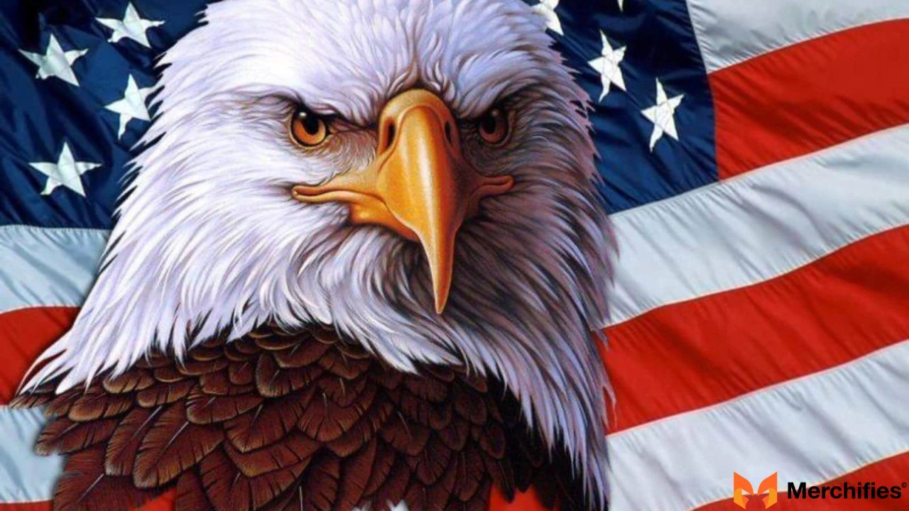 The Bald Eagle—America's Freedom Symbol on Truck Shirt Symbols