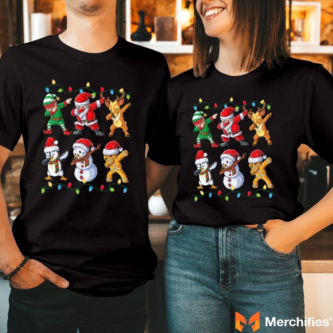 The Grumpy Elf  Reluctant Reindeer Vibes Chirstmas Shirts Design