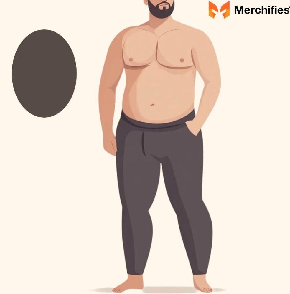 The Oval Body Type (Apple Shape or Rounded Midsection)
