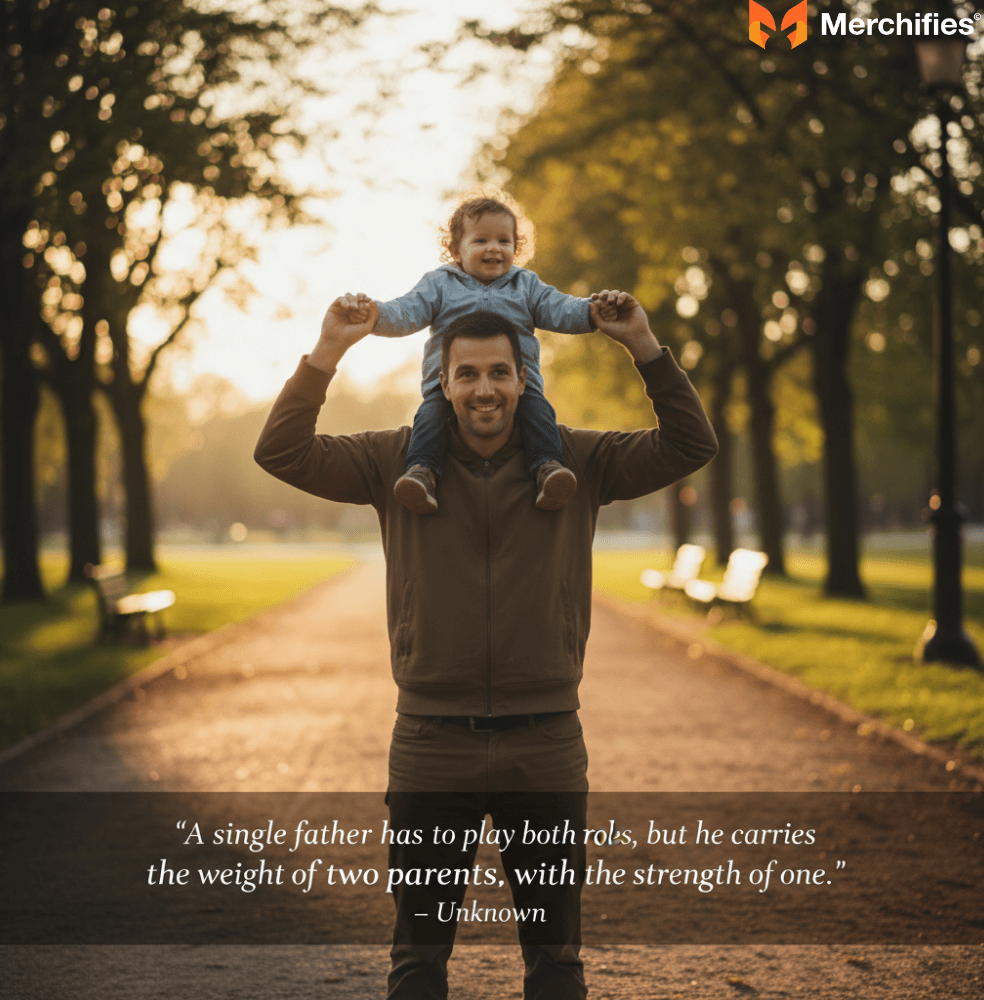 The Strength of One Quotes for Single Dads