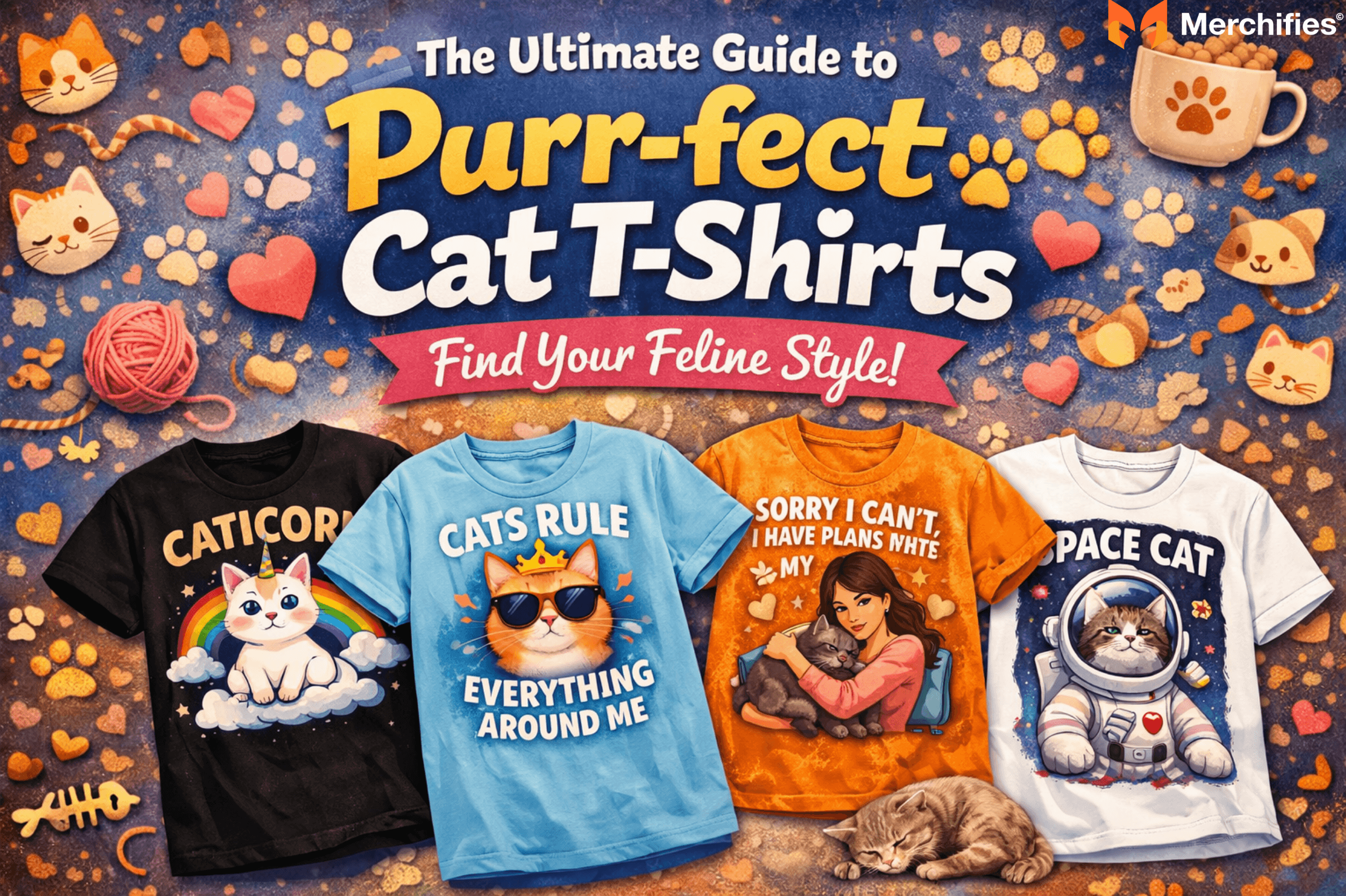 The Ultimate Guide to Purr-fect Cat T-Shirts Find Your Feline Style!
