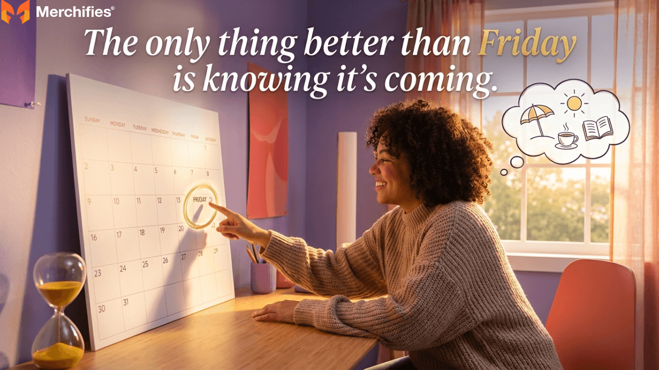 The only thing better than Friday is knowing it's coming.