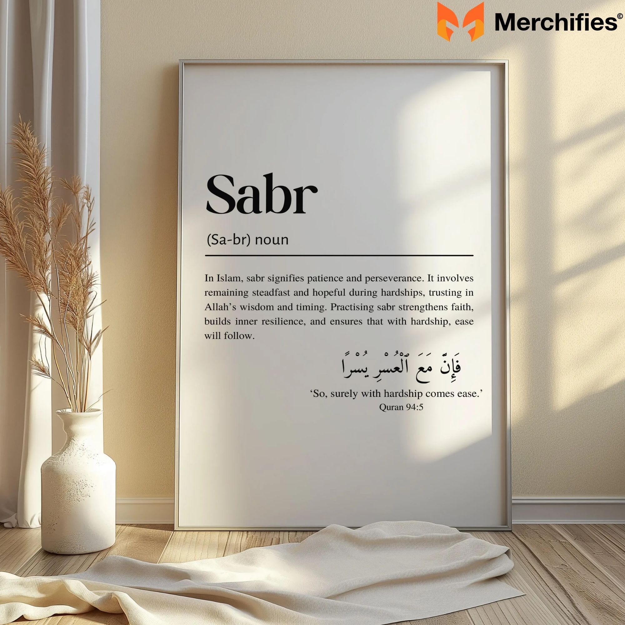 Thematic Categories of Islamic Proverbs About Life On Patience (Sabr) and Perseverance