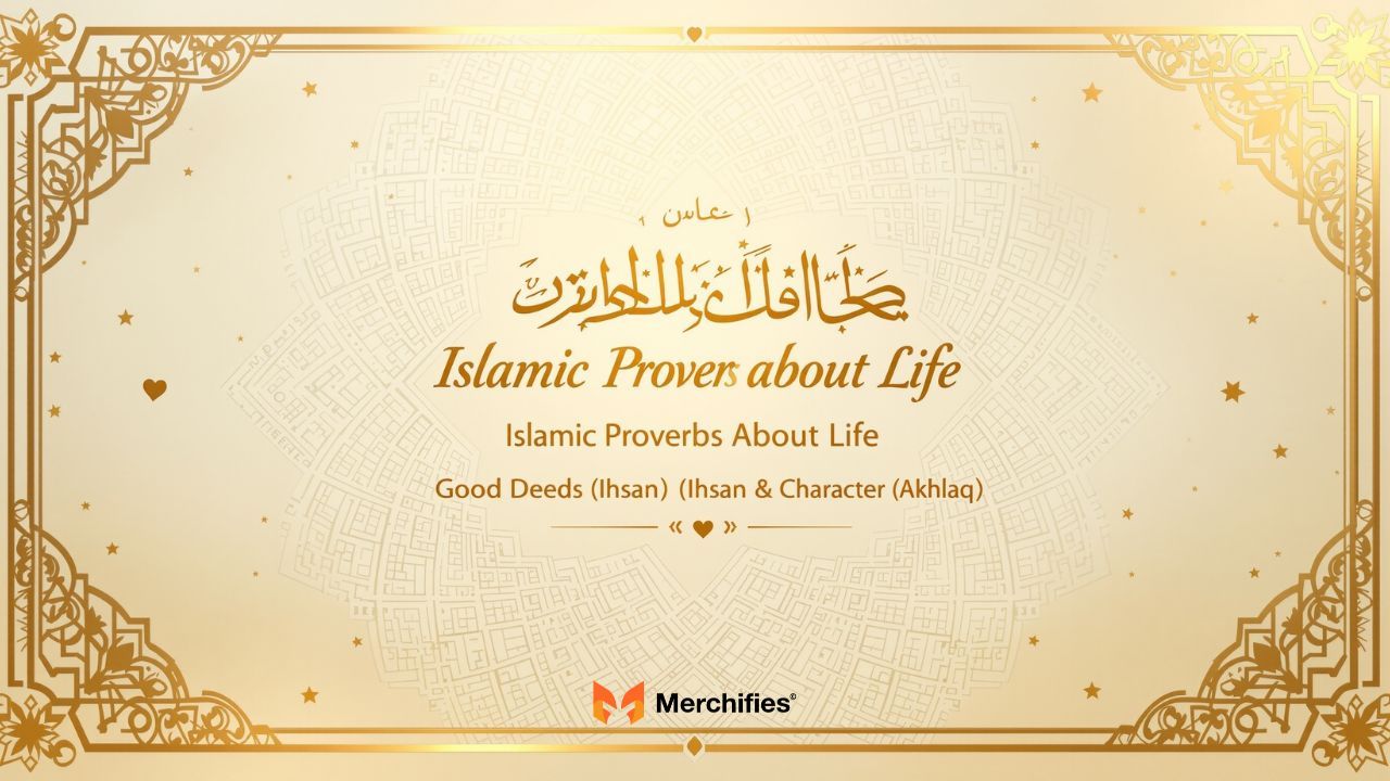  Thematic Categories of Islamic Proverbs About Life On Good Deeds (Ihsan) & Character (Akhlaq)