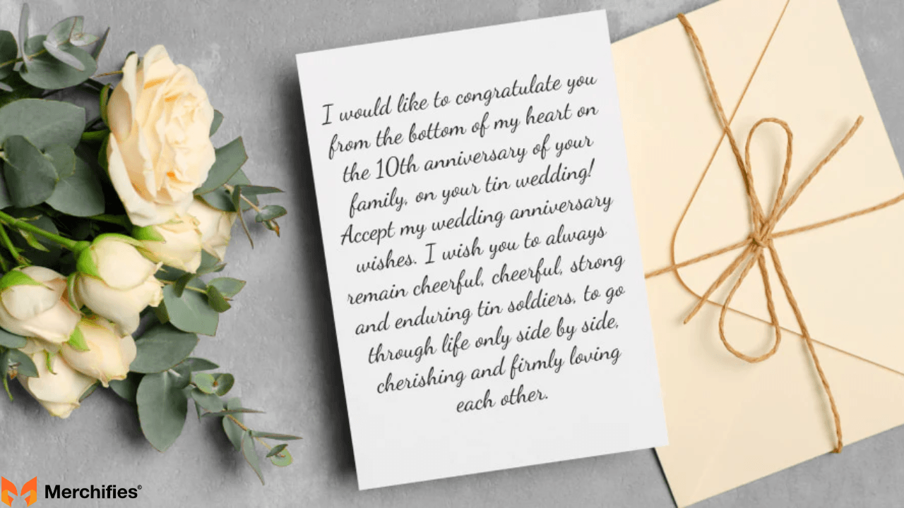 Thoughtful marriage anniversary wishes for friends on their special day