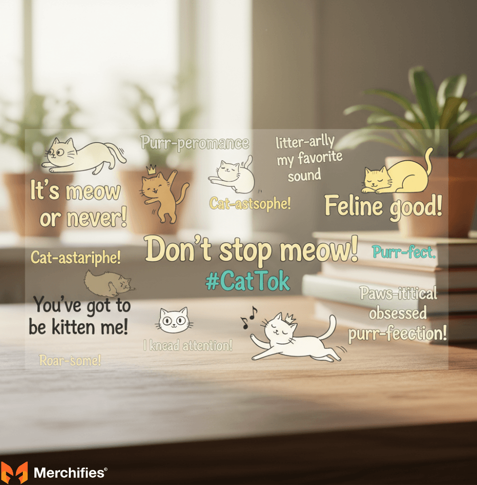 TikTok-Friendly Feline Wordplay