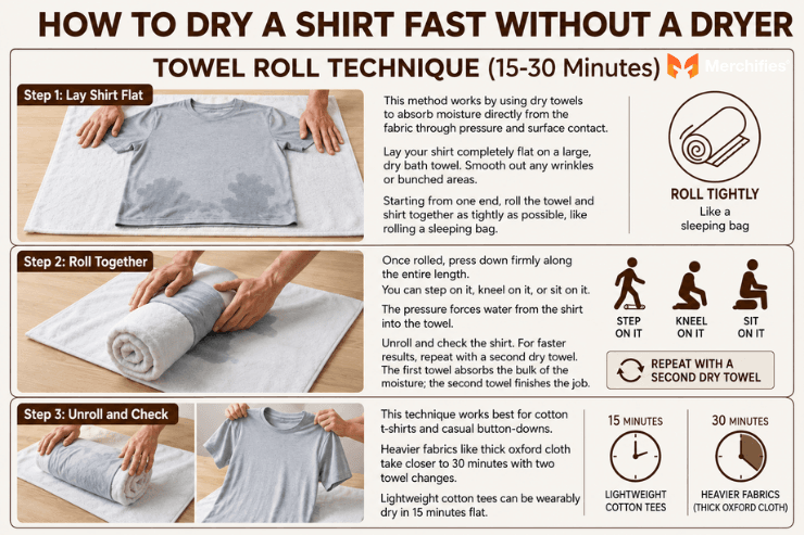 Towel Roll Technique