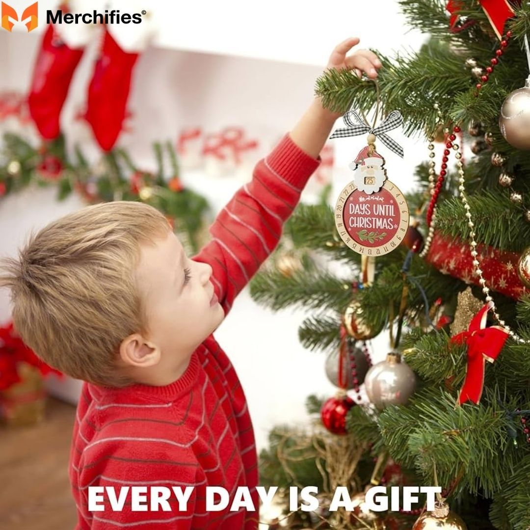 Transform your tree with whimsical Christmas countdown keepsakes.