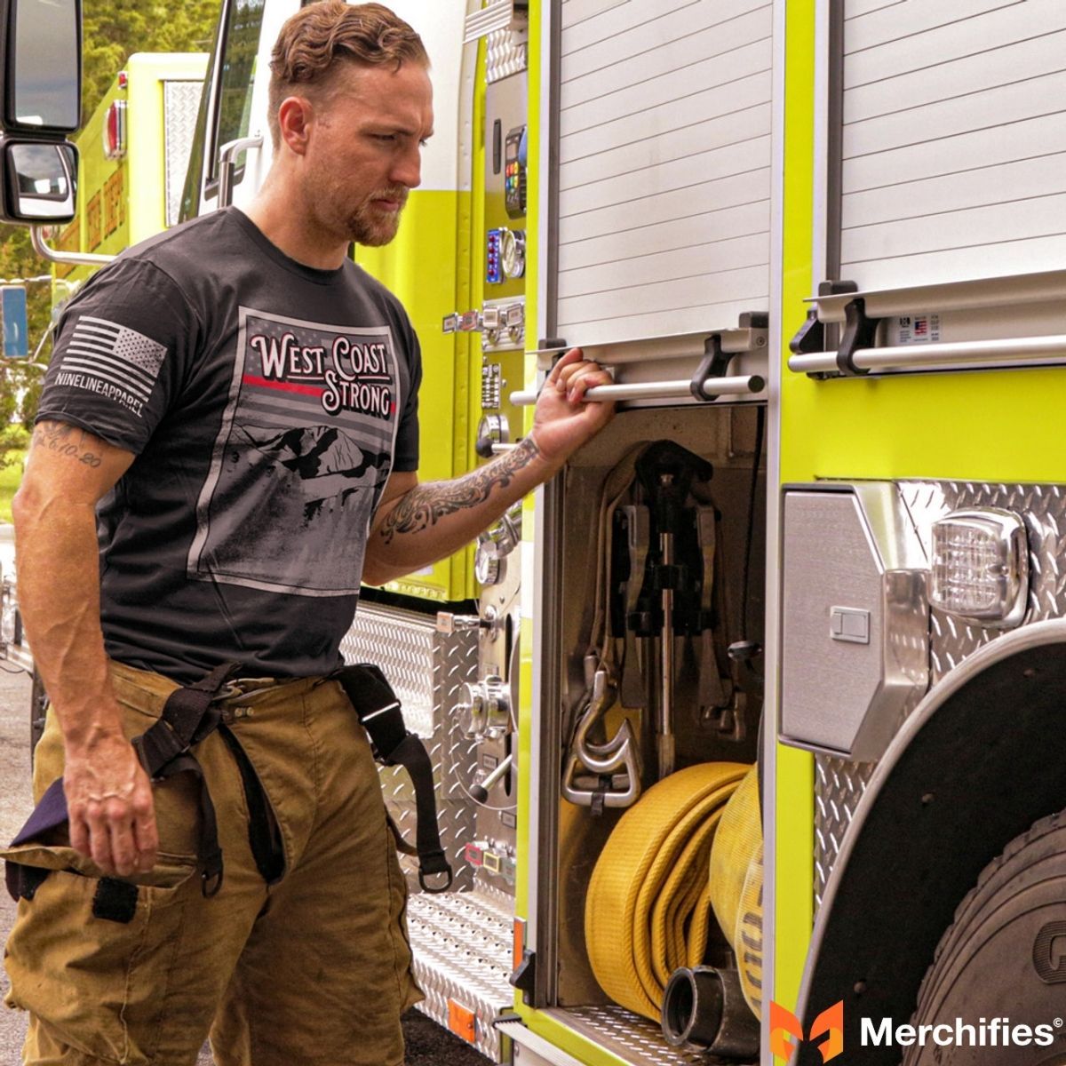 Truck shirts crafted by those who served.