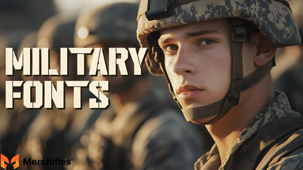 Understanding Retro Military Typography