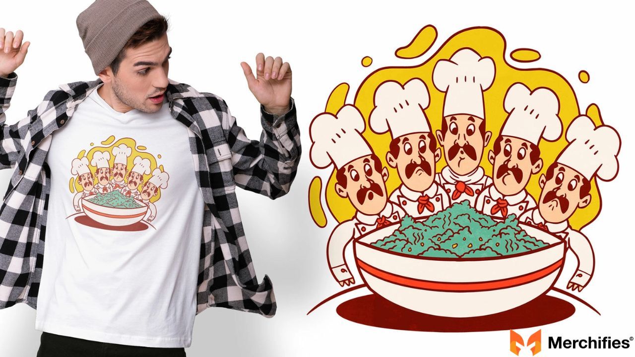 Unique T-shirt ideas for chefs and food lovers.