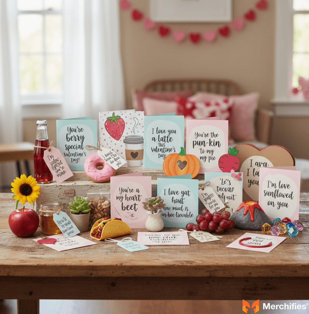 Valentine's Day Love Puns for Cards & Personalized Gifts