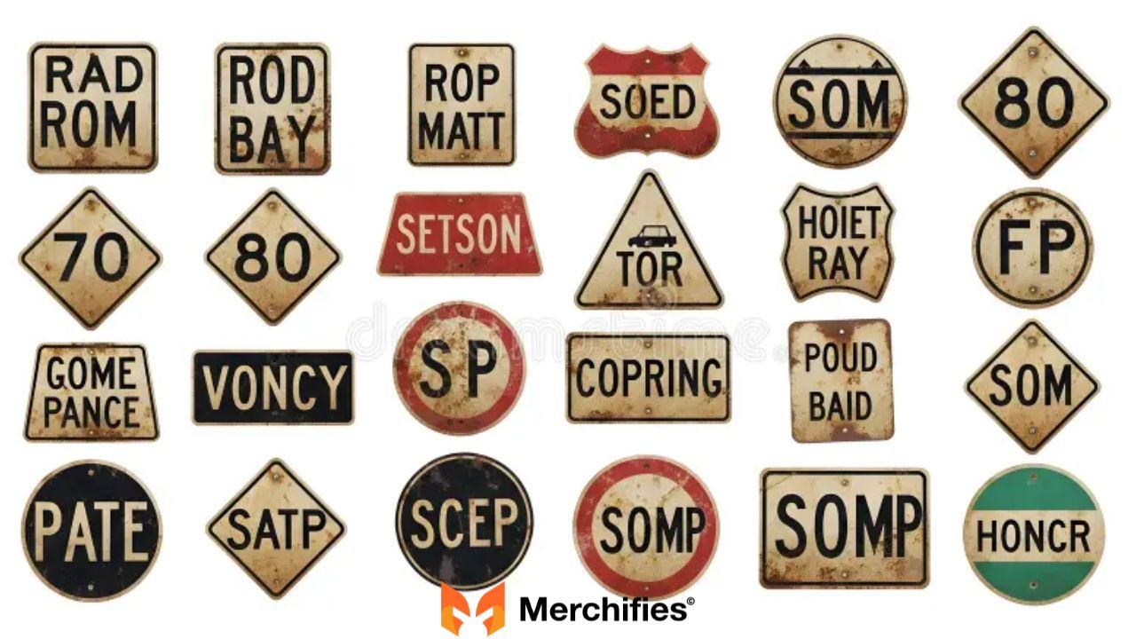 Vintage Highway Sign Collection